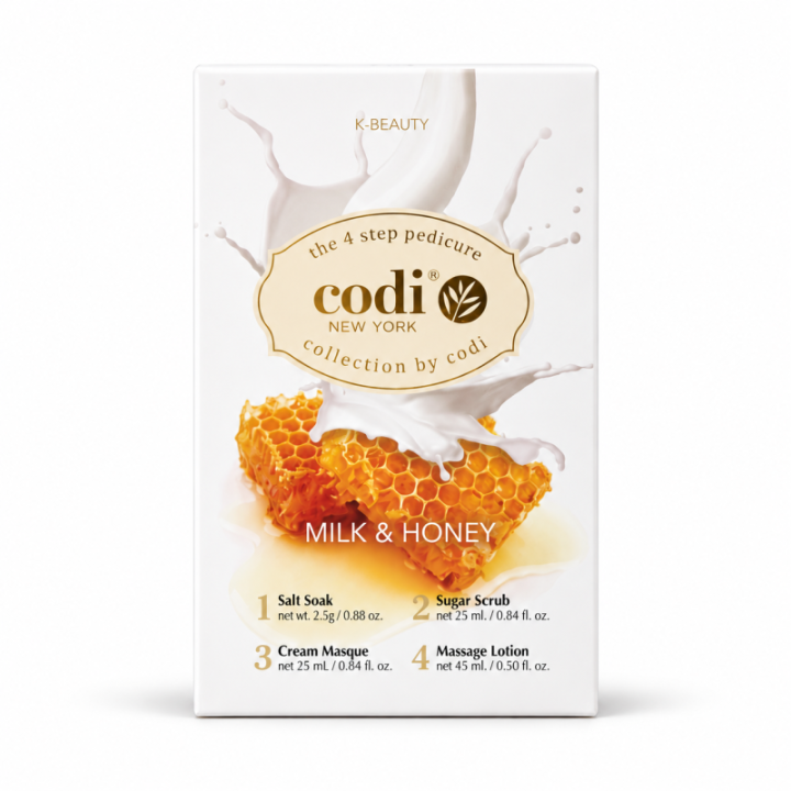 Codi 4 Step Pedicure Kit - Milk & Honey