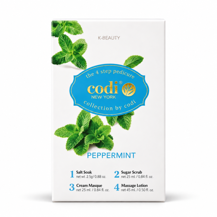 Codi 4 Step Pedicure Kit - Peppermint