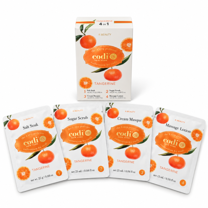Codi 4 Step Pedicure Kit - Tangerine