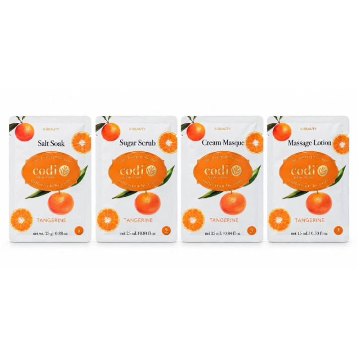 Codi 4 Step Pedicure Kit - Tangerine