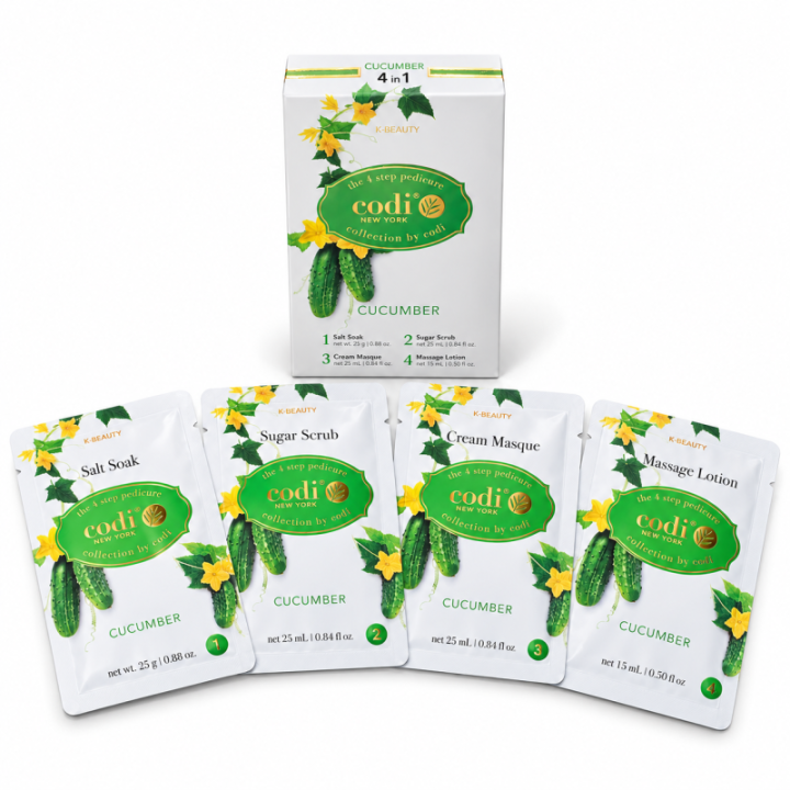 Codi 4 Step Pedicure Kit - Cucumber