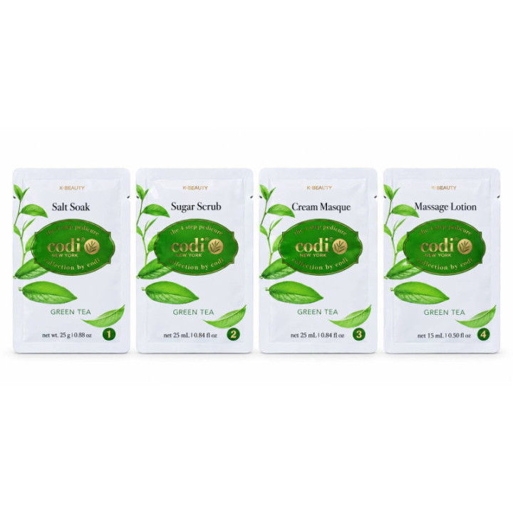 Codi 4 Step Pedicure Kit - Green Tea