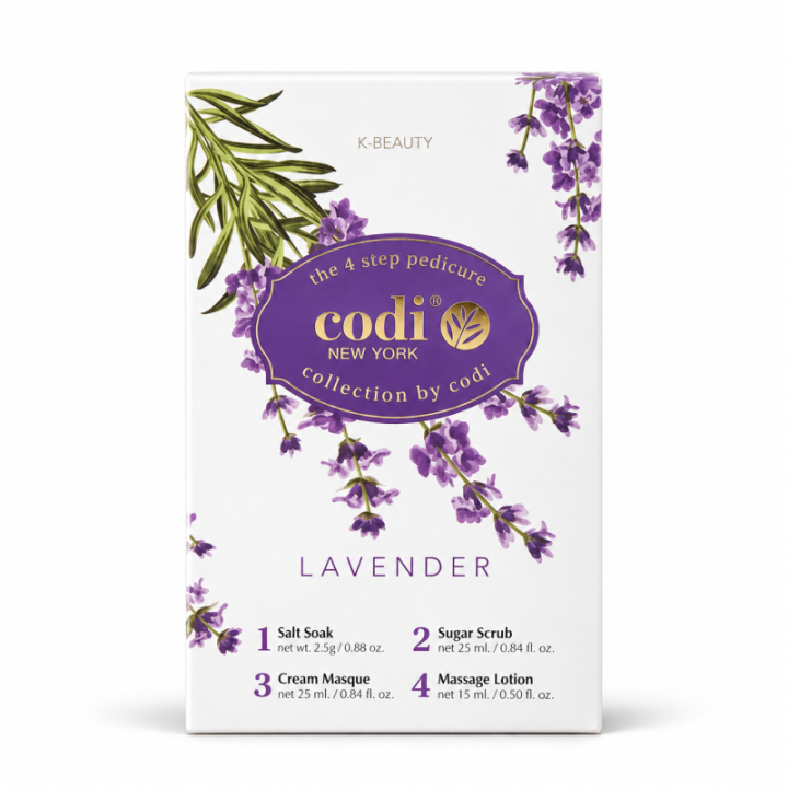 Codi 4 Step Pedicure Kit - Lavender