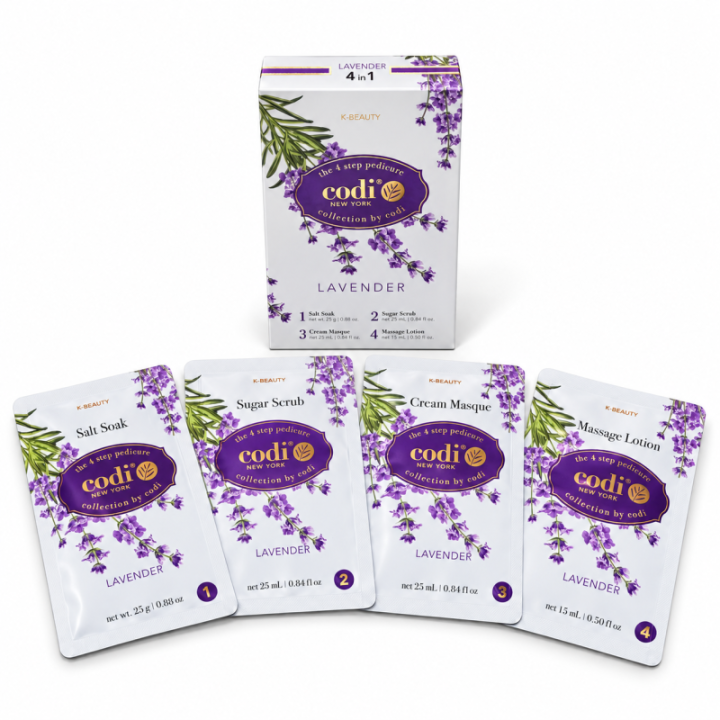 Codi 4 Step Pedicure Kit - Lavender
