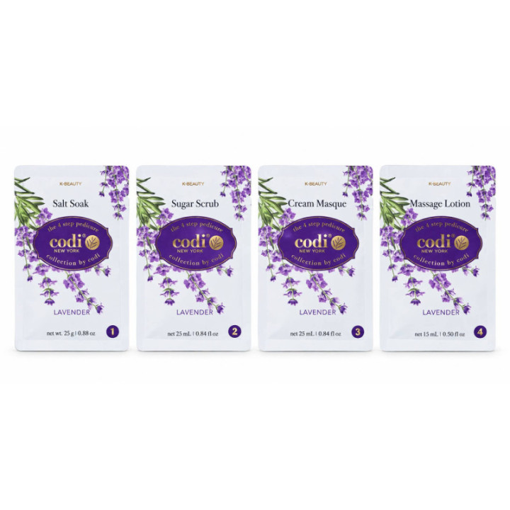 Codi 4 Step Pedicure Kit - Lavender
